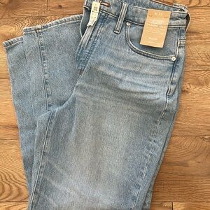 Madewell Light Blue Straight Jeans